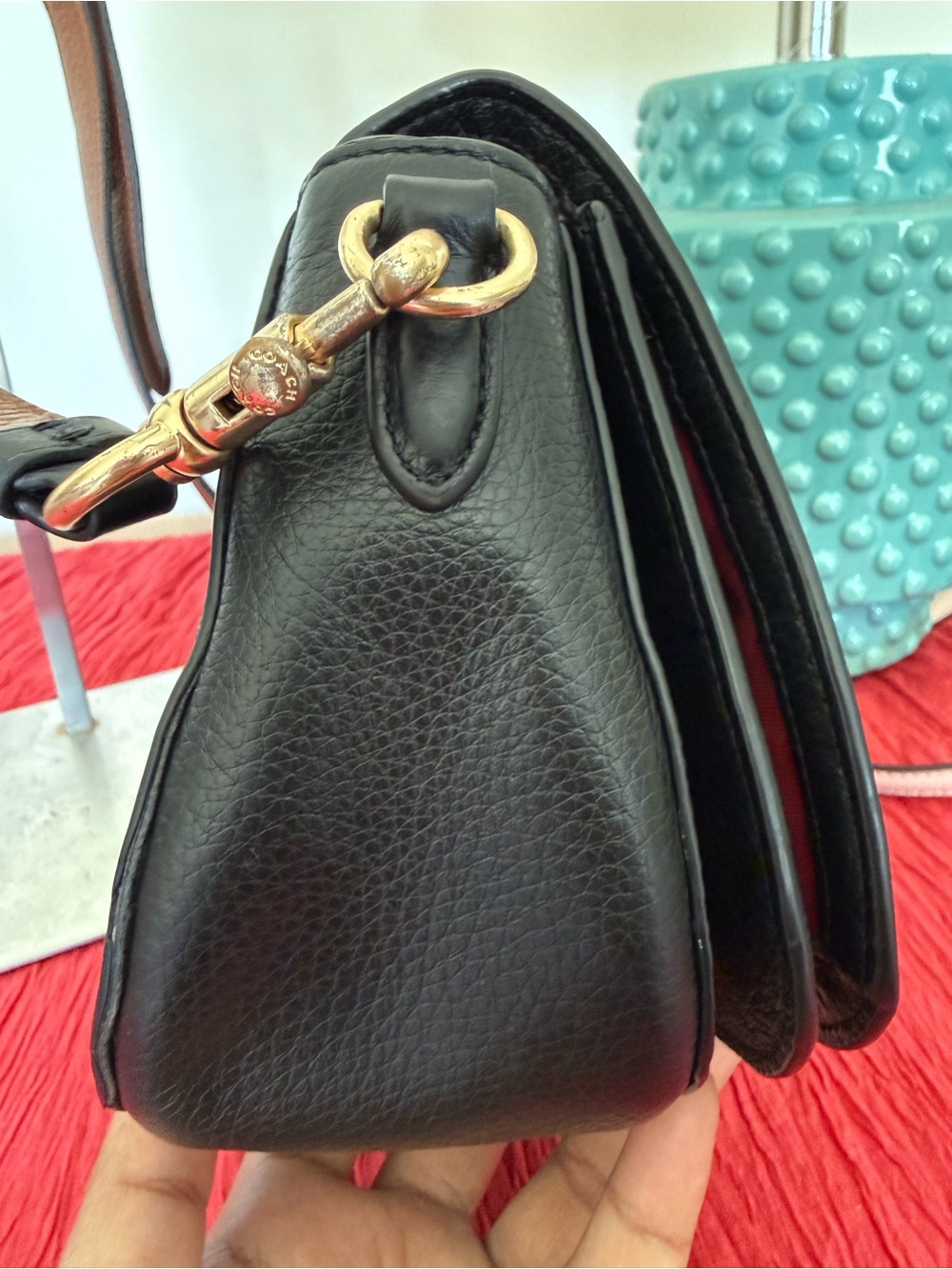 COACH Horse and Carriage Saddle Bag (model C4058)final price - Picture 3 of 16